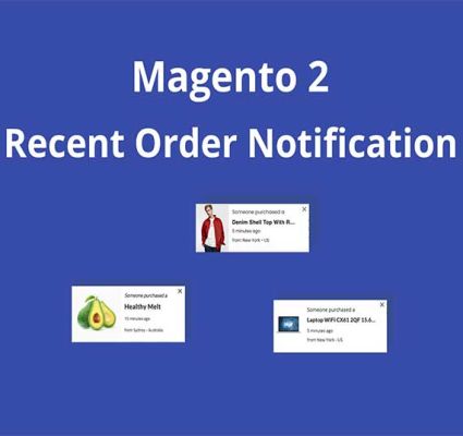 Magento 2 Recent Order Notification